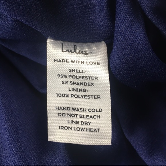 NWT Lulu's blue stay gorgeous one shoulder unique mini dress size XL - Picture 12 of 13